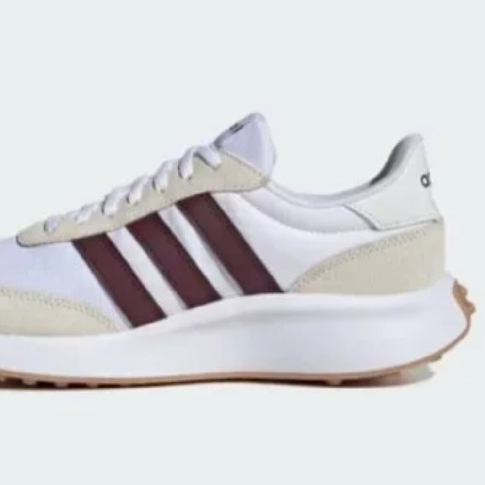 Adidas Run 70s Sneakers White Maroon | Men’s US 9 - Picture 4 of 10